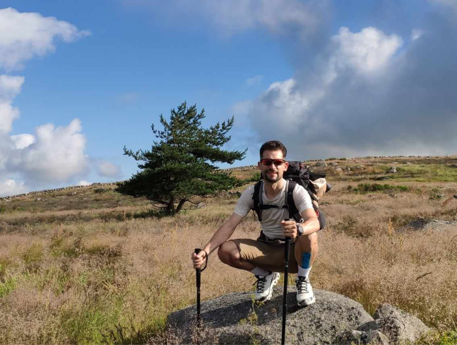 alexandre prévoteau sur une montagne